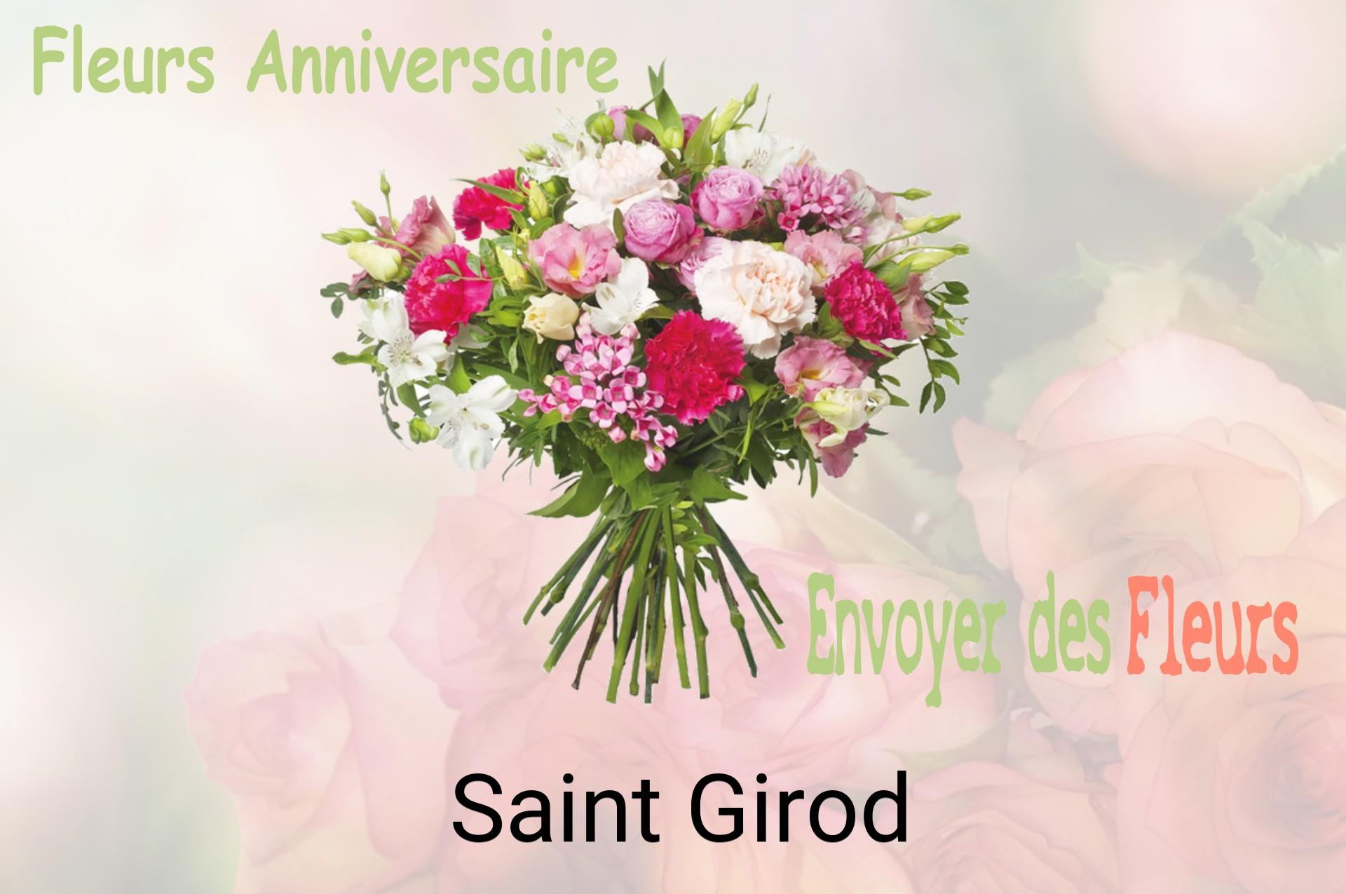 Bouquet de fleurs d’anniversaire livré à Saint-Girod